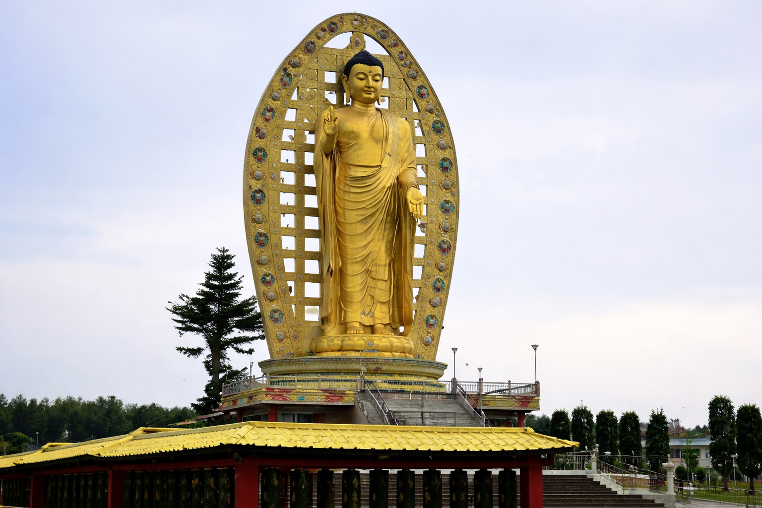 Golden Buddha at Buddhist temple