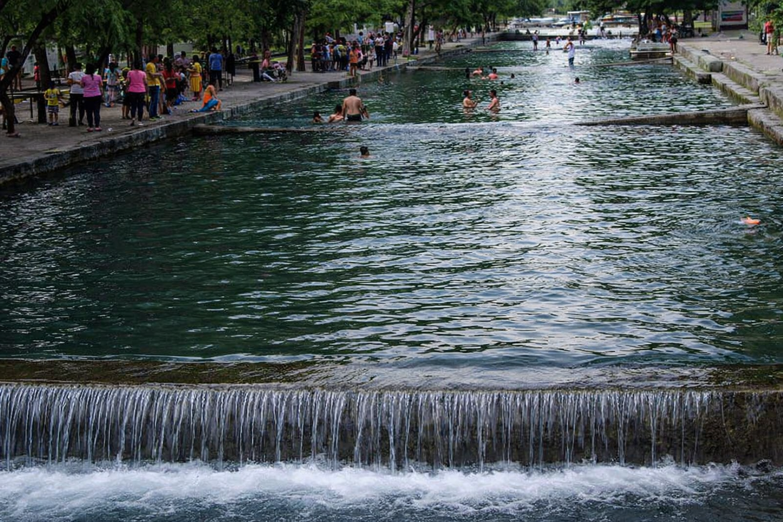 Sunny day at the pool